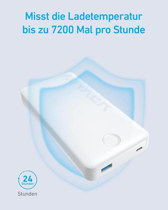 Actual product image Anker Powerbank PowerCore 20K II 20.000mAh Akku (20000 mAh, 15 W)