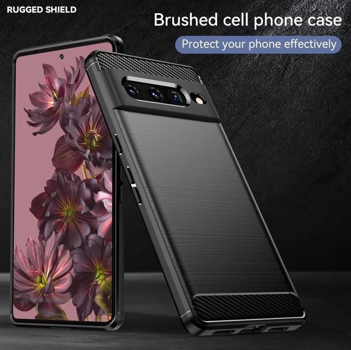 Image du produit Screenguard Google Pixel 7 Pro Cover Carbon Brushed Soft TPU (Google Pixel 7 Pro)