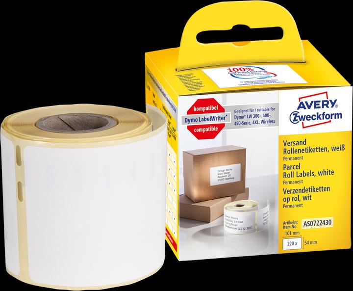Actual product image Avery Roll labels