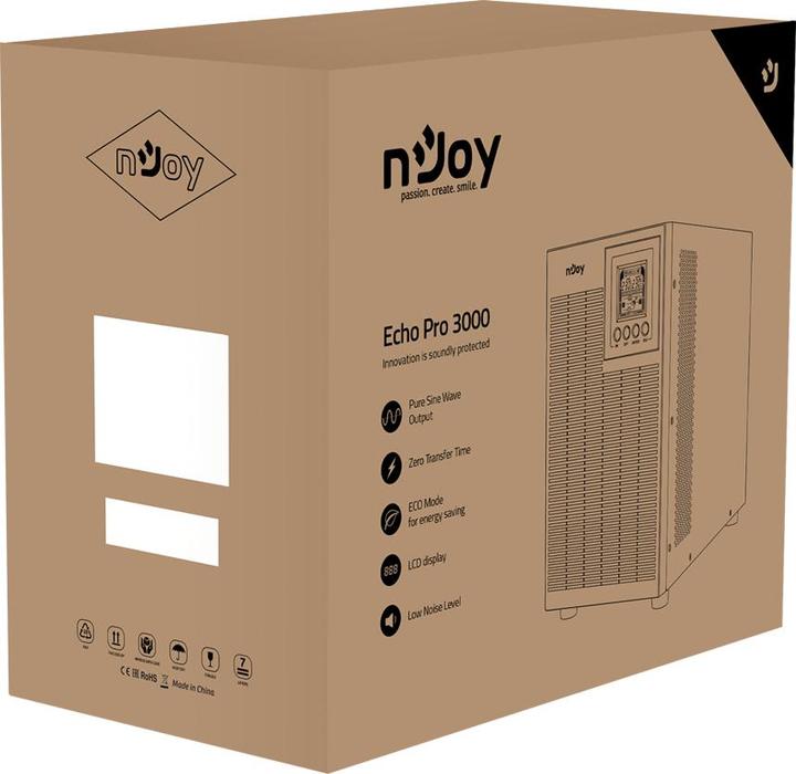 Image du produit Njoy Echo Pro 3000 (3000 VA, 2400 W, Double convertisseur en ligne Onduleur)