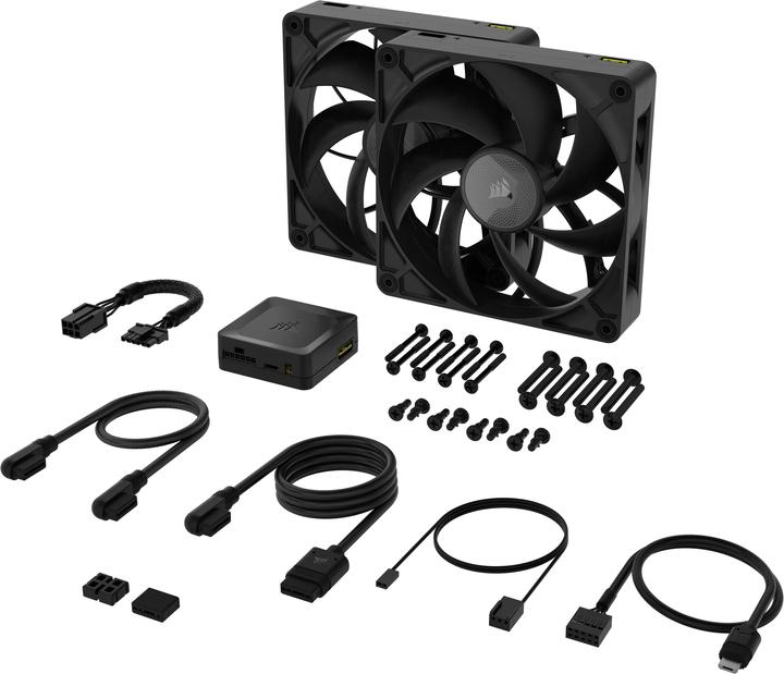 Produktbild Corsair RX MAX Series, iCUE LINK RX140 MAX, 140mm Fan, Dual Fan Kit (140 mm, 2 x)