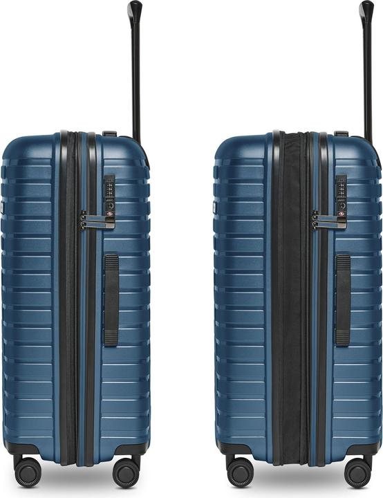 Immagine prodotto Pactastic Collection 04 THE THREE SET + 4 Rollen Kofferset 3-teilig mit Dehnfalte (216 l, XL (da 115l))