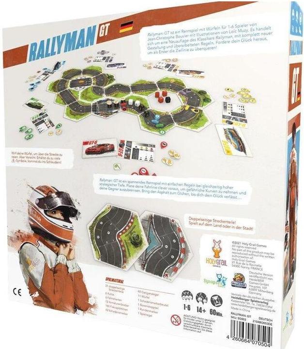 Image du produit Rallyman GT, jeu de société, pour 1 à 6 joueurs, à partir de 14 ans (édition allemande) (Allemand)