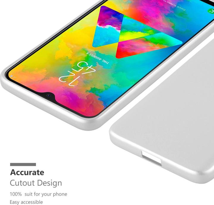 Image du produit Cadorabo Couverture métallique mate TPU (Samsung Galaxy M20)