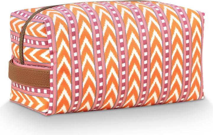 PIP Studio Coco Kosmetiktasche medium Samba Stripe orange 21,5x10x10,5cm