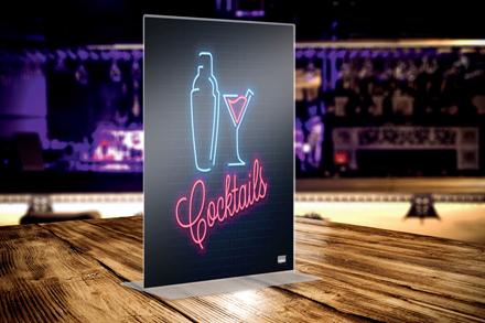 Produktbild Nobo Tischaufsteller Premium Plus Acryl (A4)