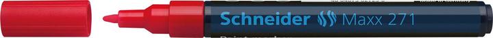 Actual product image Tajima Schneider Maxx 271 Oil Marker, Red (deep blue-red, 2 mm, 1 x)