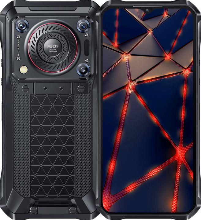 Oukitel WP33 Pro (256 GB, Juoda, 6.60", Dual SIM, 64 Mpx, 5G)