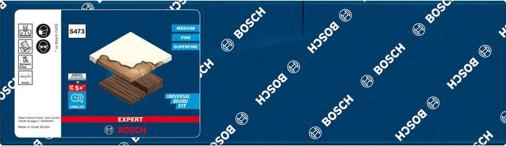 Image du produit Bosch Professional Zubehör EXPERT S473 Pad standard, 98 x 120 x 13 mm, super fin (Superfin)