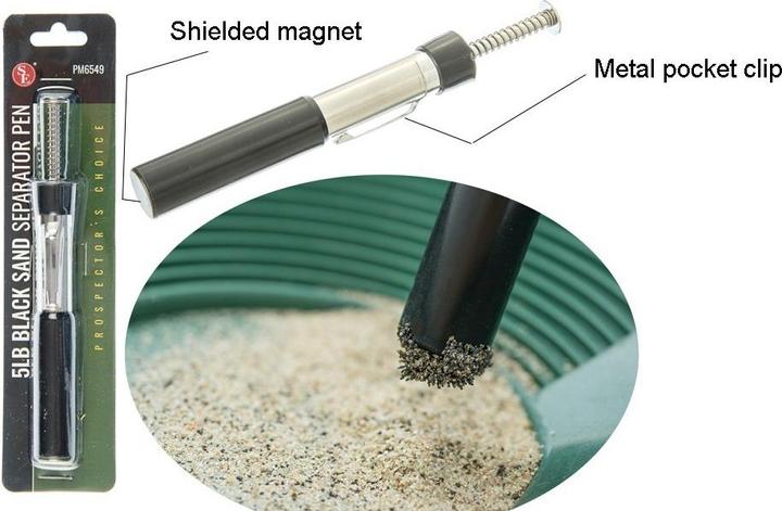 Image du produit S E Black Sand Magnetic Separator 5LB - Magnet de Poche (1 x)