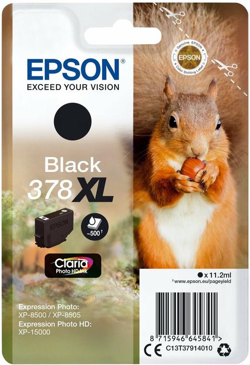 Actual product image Epson 378XL Claria Photo HD (FC)