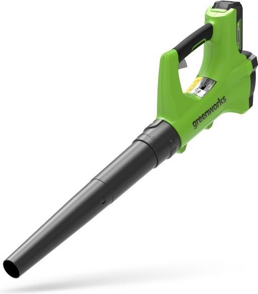 Image du produit Greenworks G24AB, Løvblaeser, 24V, m/2Ah Batteri og lader (Fonctionnement sur batterie, Souffleur de feuilles)