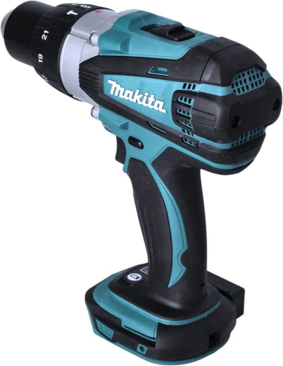 Actual product image Makita DHP 458 Z Akku Schlagbohrschrauber 18 V 91 Nm + 22 tlg. Bit Set - ohne Akku, ohne Ladegerät (Rechargeable battery operated)