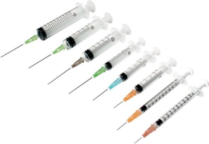 Actual product image Terumo Syringe 22G 0.70x40mm with cannula Luer attachment centric 100 pcs.