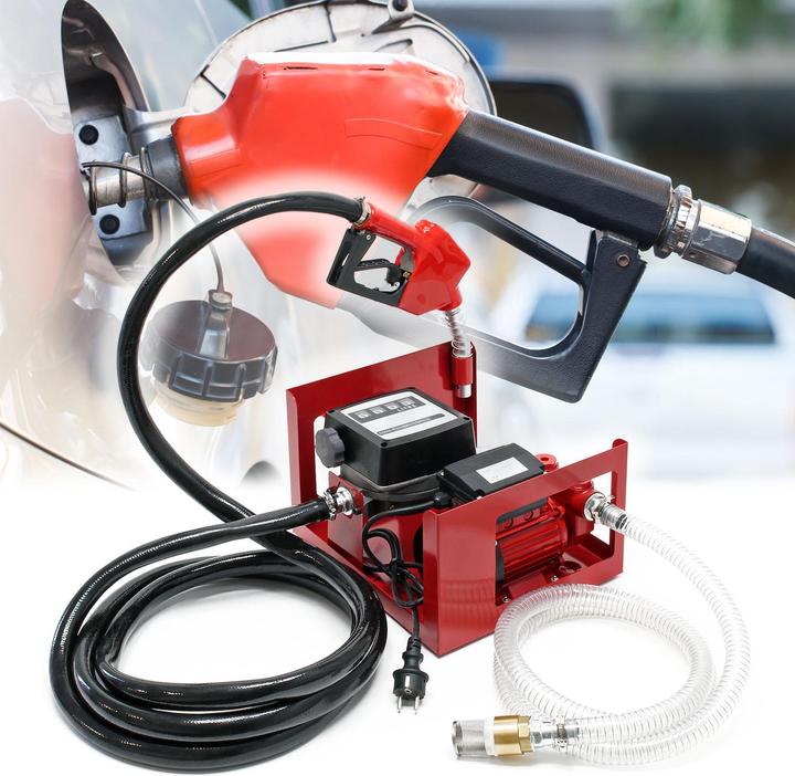 Produktbild Wiltec Heizöl- und Dieselpumpe 230V/600W 40l/min selbstansaugend Pumpe Pistole