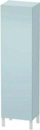 Actual product image Duravit Tall cabinet L-CUBE 500x363x1760mm Ans left dark walnut