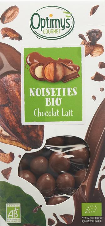 Immagine prodotto Optimys Indulgenza Nocciola Kernels cioccolato al latte organico (150 g)