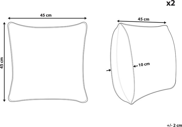 Produktbild Beliani Laminaria (45 x 45 cm)