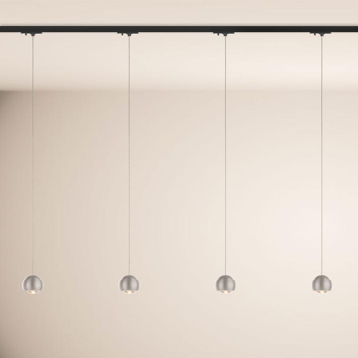 Immagine prodotto s.luce Proiettore LED a sospensione con sistema a binario a 1 circuito da 200 cm (3000 lm)
