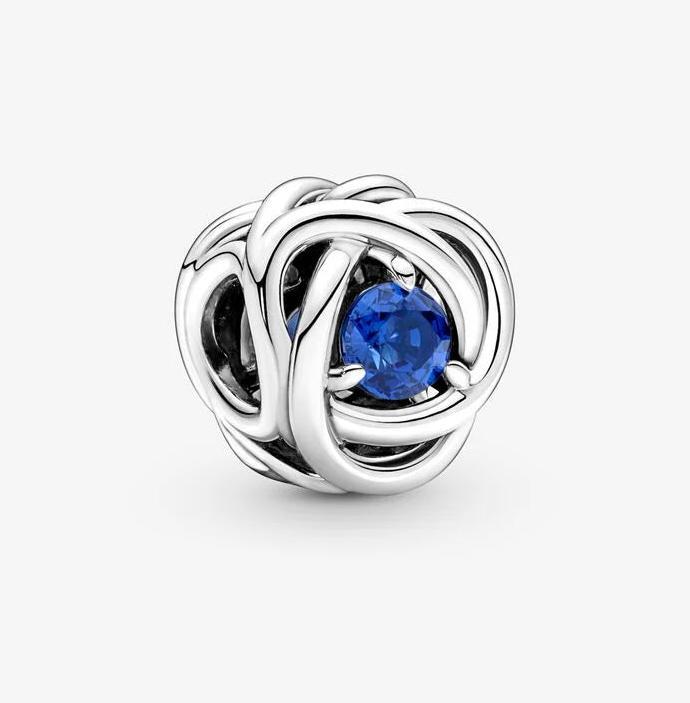 Produktbild Pandora September Geburtsstein Blauer Ewigkeitskreis Charm (Sterling Silber 925)