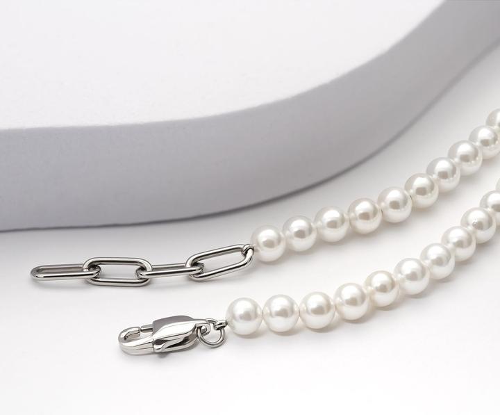 Produktbild Favs Kette (Edelstahl, Perle, 45 cm)