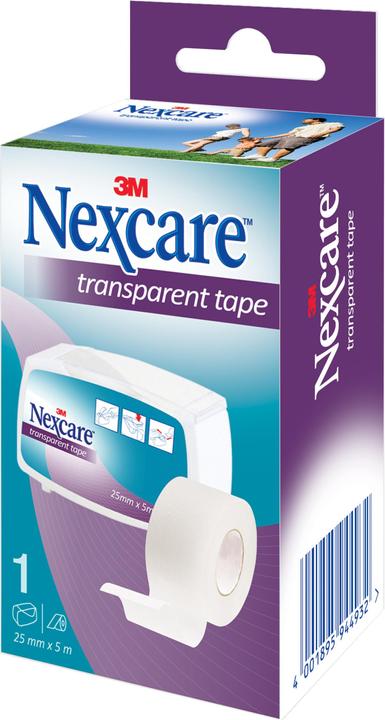 Actual product image Nexcare N1540-1d Transparent Fixing Plaster, Latex Free, 25 Mm X 5 M (1 x)