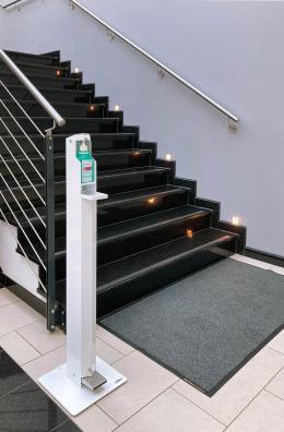 Produktbild Durable Desinfektionsspender 589502 weiss, mit Fusspedal