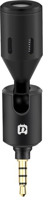 Immagine prodotto Puluz 3.5mm Jack Mobile Phone Single Directional Adjustable Microphone (Black)