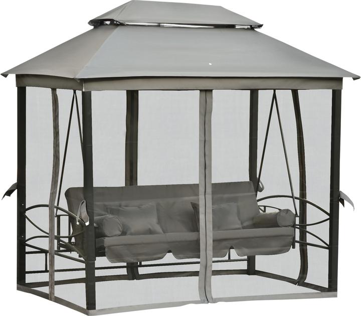 Actual product image Outsunny Hollywood swing Garden swing with side walls