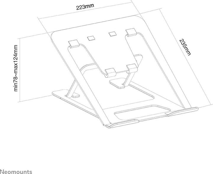 Actual product image Neomounts NSLS085GREY