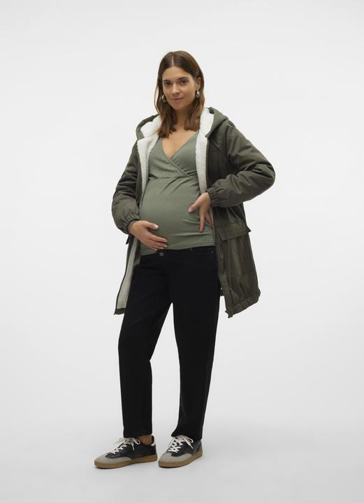 Actual product image Mamalicious Hood Elasticated cuffs Jacket Jacket (L)