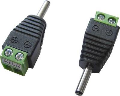 Actual product image Tru Components LT-DC3.5M Low voltage connector Plug, straight 3.5 mm 1.3 mm 1 pc.