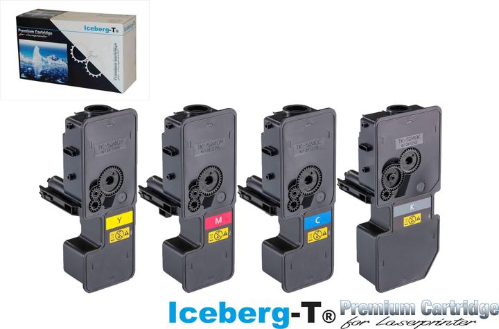 Actual product image Iceberg-T Toner SET TK-5240 Set with all four colours (M, C, FC, Y)