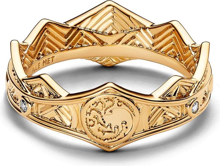 Actual product image Pandora Game of Thrones House of the Dragon Crown Ring (52)