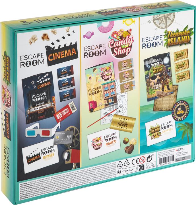 Immagine prodotto Grafix Gioco Escape Room 3 in 1