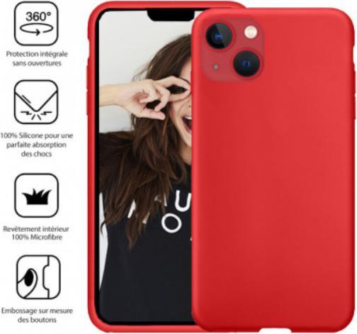 Actual product image Jaym Premium silicone case, Red Series (Apple iPhone 15 Pro Max)