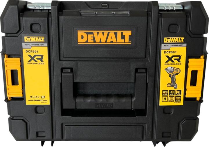Actual product image DeWalt DCF 891 D1T Akku Schlagschrauber 18 V 1084 Nm 1/2" Brushless + 1x Akku 2,0 Ah + Ladegerät + (Battery operated)