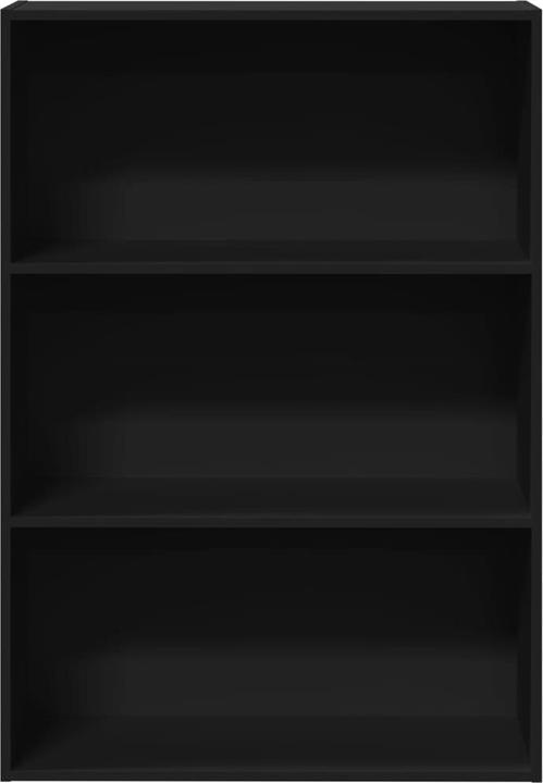 Produktbild VidaXL Bücherregal Standregal Büroregal Aktenregal Aufbewahrungsregal Schwarz (80 x 30 x 114 cm)