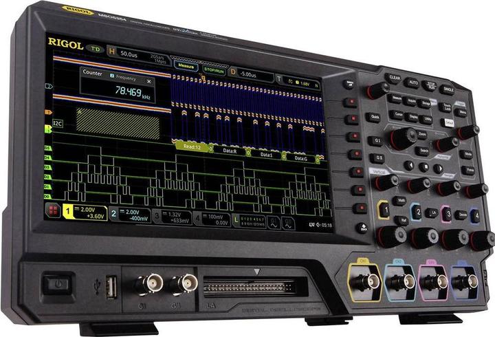 Produktbild Rigol MSO5204 Digital-Oszilloskop 200MHz 8 GSa/s 100 Mpts 8 Bit 1St. (CAT I)