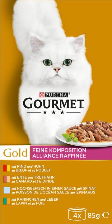 Image du produit Gourmet Compositions fines (Adulte, 4 pcs, 85 g)