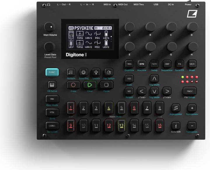 Actual product image Elektron Digitone II Digital FM Synthesizer