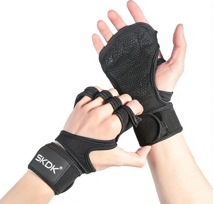 Actual product image Cbx Fitness-Handschuhe mit Handgelenkbandagen und Silikongel Grösse S (S)