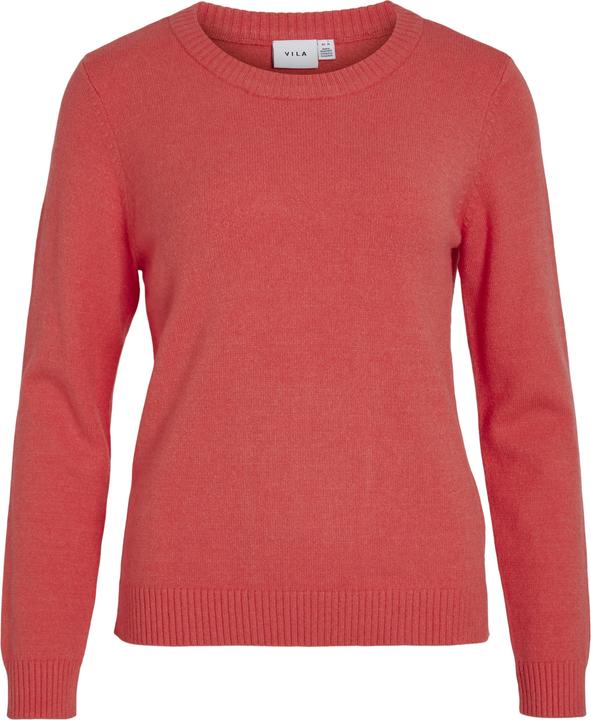 Vila Rundhalsausschnitt Strickpullover