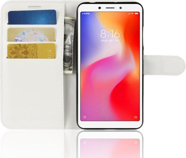 Actual product image MU Classic Litchi Leather Bookcover Series (Xiaomi Redmi 6A)