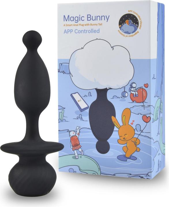 Actual product image Magic Motion Bunny App Controlled Vibrating Bunny Tail Anal Plug