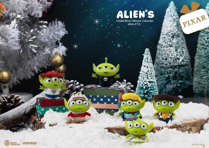 Actual product image Beast Kingdom Toy Story Mini Egg Attack Advent Calendar Alien's celebration