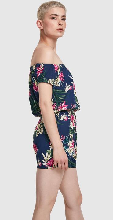 Image du produit Urban Classics Ladies AOP Off Shoulder Short Jumpsuit (5XL)