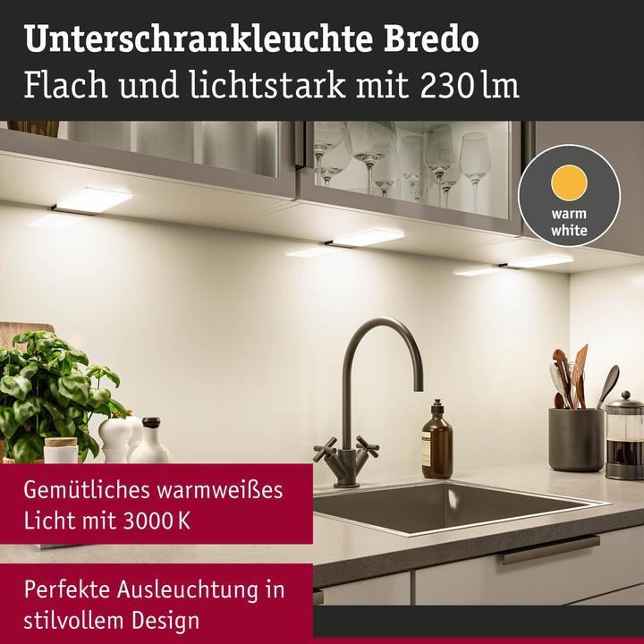 Actual product image Paulmann Bredo under-cabinet light (230 lm)