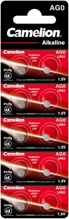 Immagine prodotto Camelion AG0 LR 63 manganese alcalino (10 pz., LR 63, 9 mAh)