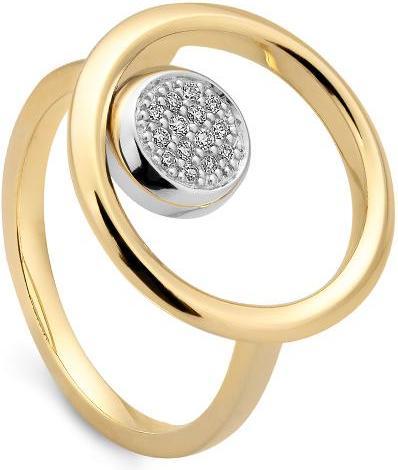 Actual product image Breuning RING - BRILL. 0,092 Ct. H/si (61, 585/14 K Gold)